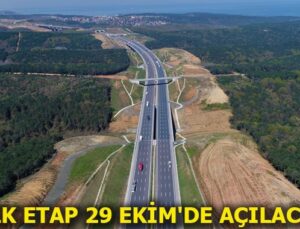 Kuzey Marmara Otoyolu Projesi tam gaz