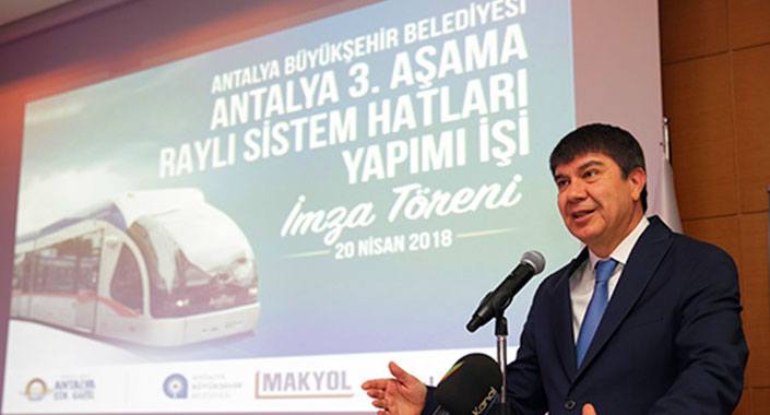 Varsak-Zerdalilik’teki 3. aşama raylı sistemde imzalar tamam