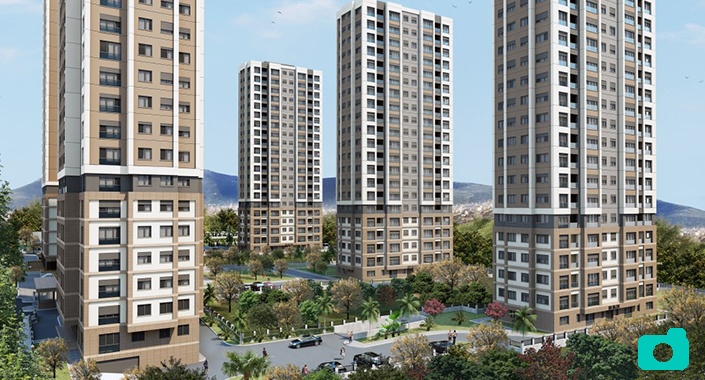 Yücelpark Kartal’da yemyeşil parklar içinde yükseliyor