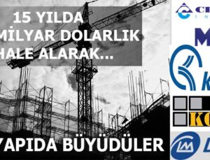 Kolin, Kalyon, Cengiz, Limak ve MNG dünya listelerinde