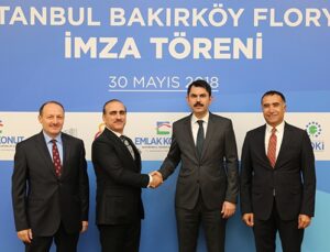 Emlak Konut Florya arazisi için imzalar atıldı