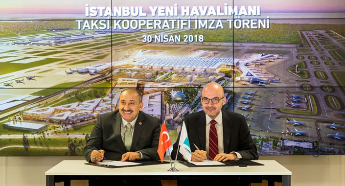 İstanbul Yeni Havalimanı’nda 660 taksi hizmet verecek