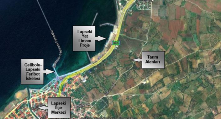 Çanakkale Lapseki’ye 50 milyon TL’lik yat limanı yapılıyor