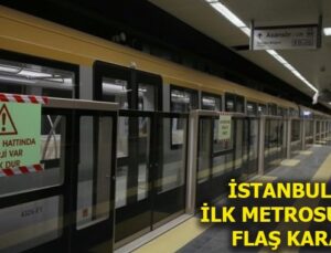Yenikapı-Atatürk Havalimanı Metrosu sürücüsüz olacak