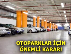Otopark yönetmeliği kış ortasına ötelendi