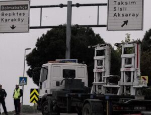 Taksim Meydanı’na çıkan yollar araç trafiğine kapatıldı