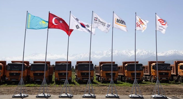 Türk ve Güney Kore firmalarından Kazakistan’da yol inşaatı