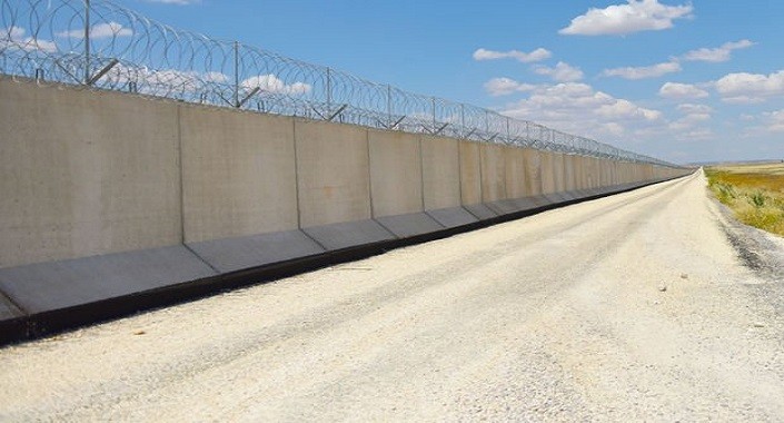 Suriye sınırına 564 km’lik duvar örüldü