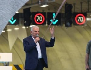 Başbakan Binali Yıldırım Sabuncubeli Tüneli’ni ulaşıma açtı