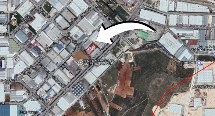 Gaziantep OSB’de icradan satılık fabrika binası