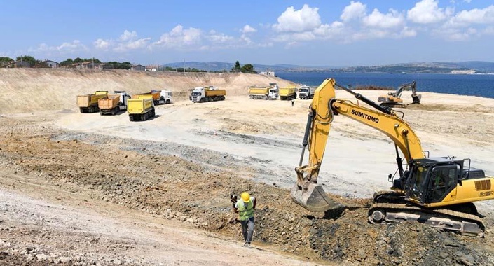 1915 Çanakkale Köprüsü’nde çalışmalar tam gaz