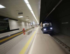 Üsküdar-Çekmeköy metrosunun test sürüşleri görüntülendi