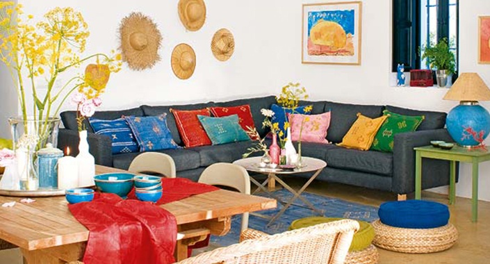 Evlerde yaza özgü değişiklikler yapmak çok kolay