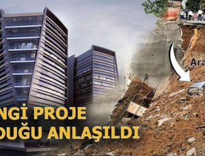 Ümraniye’de istinat duvarı çöken proje: Erkan Plaza