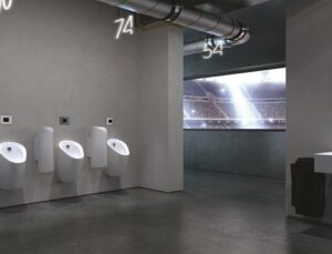 Genel mekanlar için Geberit dayanıklı, uzun ömürlü ve sağlam