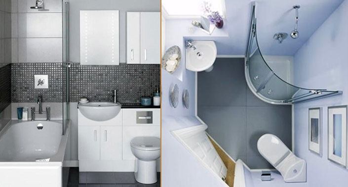Küçük banyolar için büyük tasarımlar