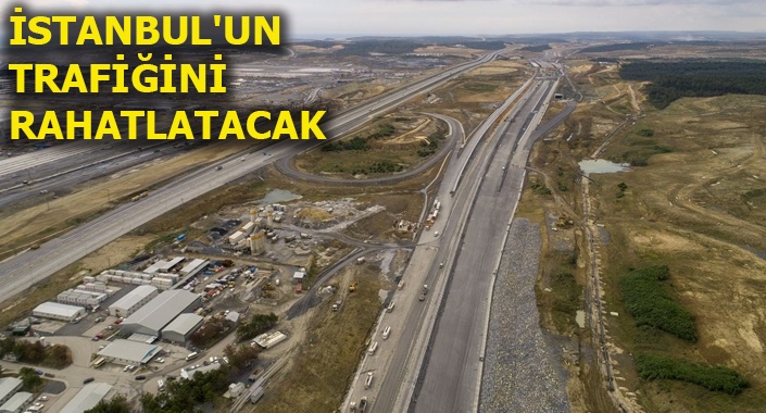 Kuzey Marmara Otoyolu’nda inşaat çalışmaları hızlandı