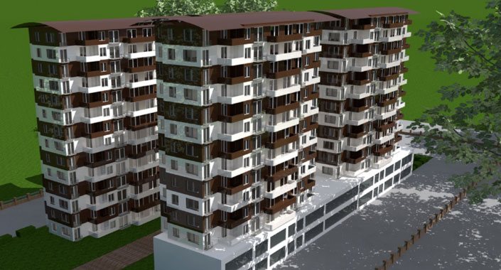 Zile Altınpark Sitesi’nde satılık 35 konut, 3 dükkan