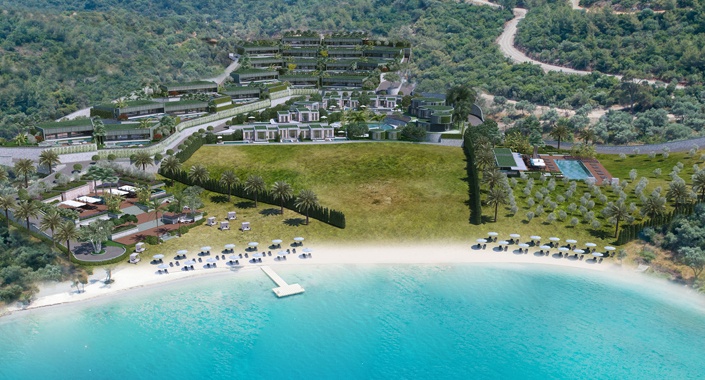 Cennet Koyu Evleri’nde fiyatlar 1.5 milyon eurodan başlıyor