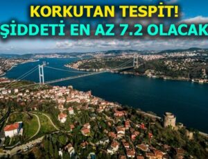 Büyük depremin 10 yıl içinde gerçekleşme olasılığı yüzde 80