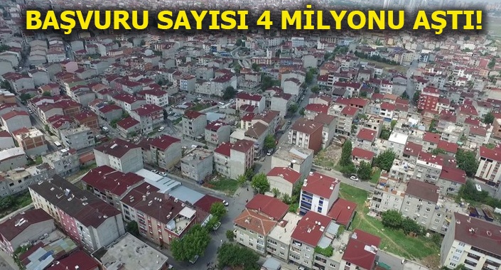 İmar Barışı’na 1 milyar 643 milyon 280 bin lira ödendi
