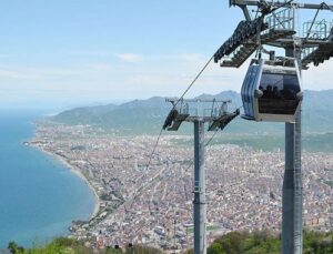 Ordu’daki teleferik 9 günde 100 bin yolcu taşıdı