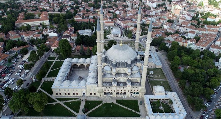 Selimiye Camisi bayram boyunca doldu taştı