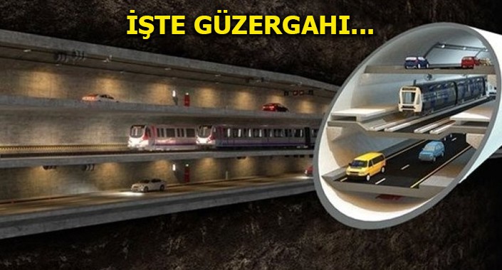 İstanbul’un iki yakasını birleştirecek üç katlı tünel geliyor