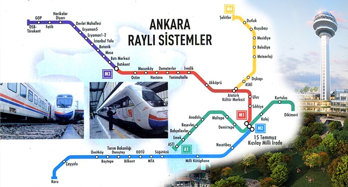 Ankara Metrosu’nun parlattığı bölgeler nereler?