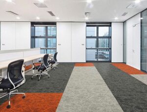 Ateco, Osaka ve Rainfall karo halılar ile yaratıcı desenler