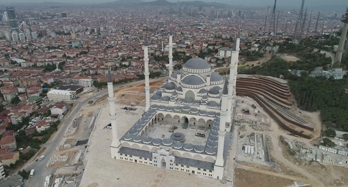 İşte Çamlıca Camii inşaatında son durum