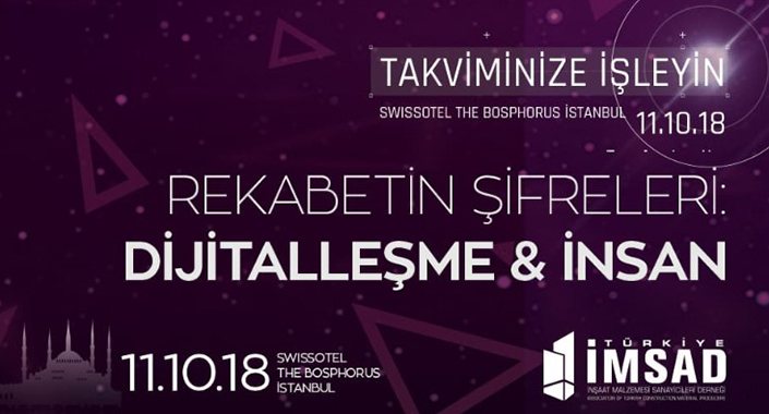 İMSAD 9. Uluslararası İnşaatta Kalite Zirvesi 11 Ekim’de