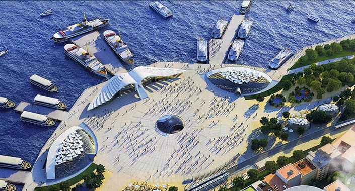 Kabataş Martı Projesi’nde iptal yok, düzenleme var