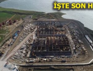 1915 Çanakkale Köprüsü’nün ayakları yükselmeye başladı