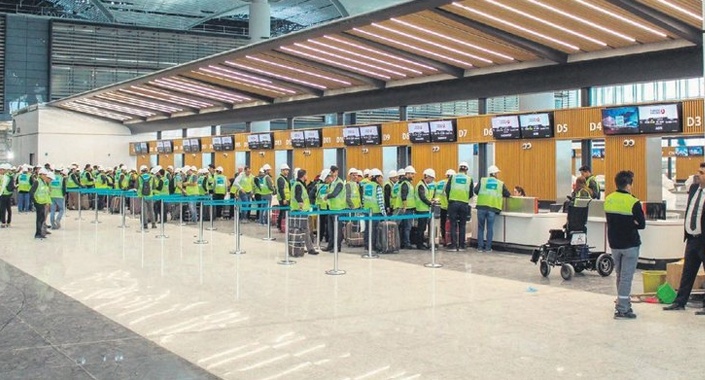İstanbul Yeni Havalimanı’nda yolcu provası yapıldı