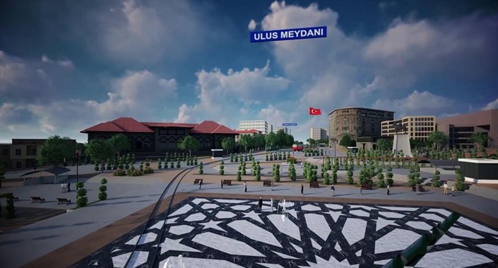 Ulus Meydanı Projesi gelecek yıl tamamlanacak