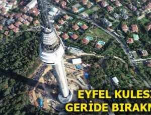 Çamlıca Kulesi’nin restoran bölümü monte edildi