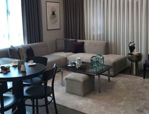 Folkart Vega’nın satış ofisine kurulan örnek daireler