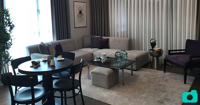 Folkart Vega’nın satış ofisine kurulan örnek daireler