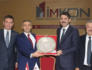 İMKON inşaat sektöründeki sorunları Bakan Kurum’a iletti