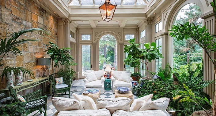 Kış bahçesi dekorasyonu için 4 öneri