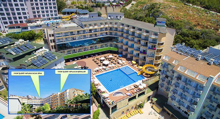 Alanya Nox Inn Beach beş yıldızlı hotel olacak