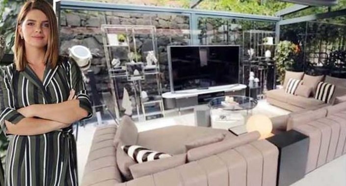 Pelin Karahan evine kış bahçesi yaptırdı