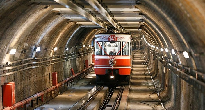 Tarihi Karaköy Tünel hattı bakıma alındı