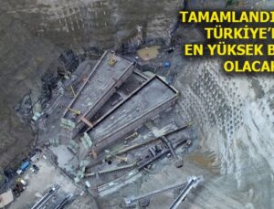 Yusufeli Barajı inşaatında yüzde 60’lık seviye tamamlandı