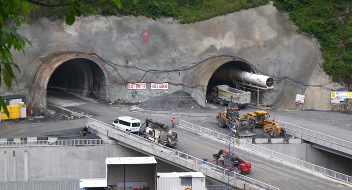 Zigana Tüneli’nde sona yaklaşılıyor