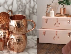 İç dekorasyonda bakır lüksü