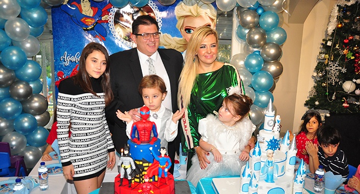 Başaran çiftinin çifte mutluluğu