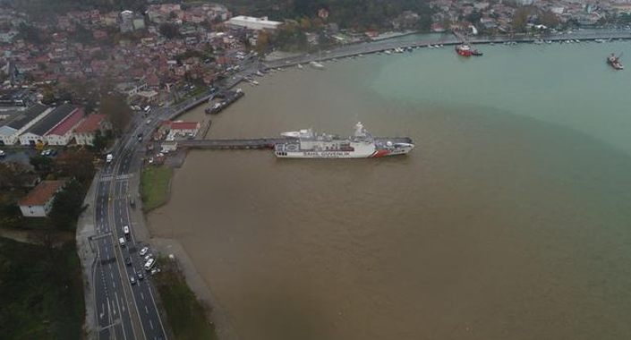 İstanbul Boğazı çamurla kaplandı