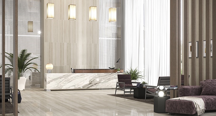 Kalebodur Royal Marbles ile şık ve kusursuz mekanlar